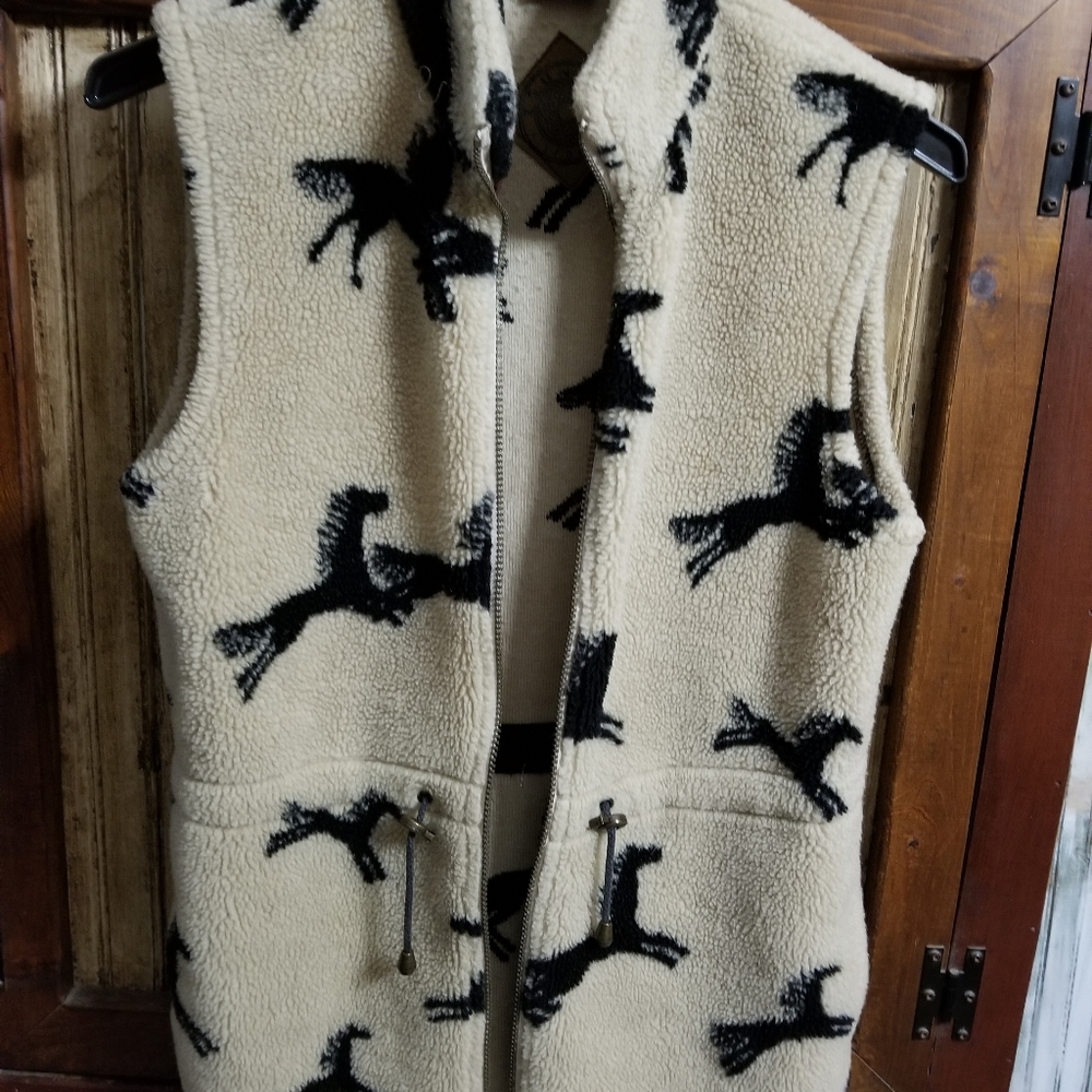 Zip front vest